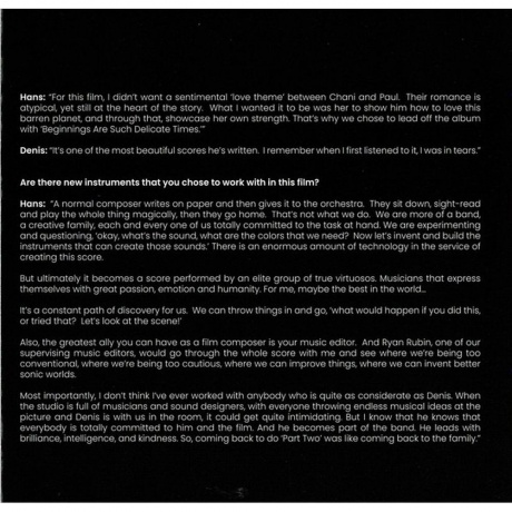 OST - Dune: Part Two (Hans Zimmer) (0810155840167) виниловая пластинка - фото 20