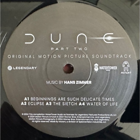 OST - Dune: Part Two (Hans Zimmer) (0810155840167) виниловая пластинка - фото 10