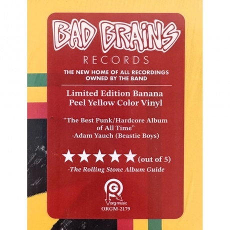 Bad Brains - Bad Brains (coloured) (0711574939015) виниловая пластинка - фото 9