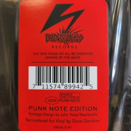 Bad Brains - Rock For Light (0711574899425) виниловая пластинка - фото 5