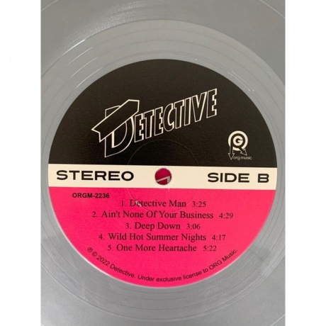 Detective - Detective (Analogue) (coloured) (0711574900862) виниловая пластинка - фото 4