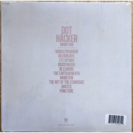 Dot Hacker - Inhibition (coloured) (0711574899890) виниловая пластинка - фото 2