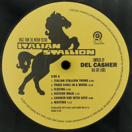 OST - Italian Stallion (Del Casher) (0711574899227) виниловая пластинка - фото 3
