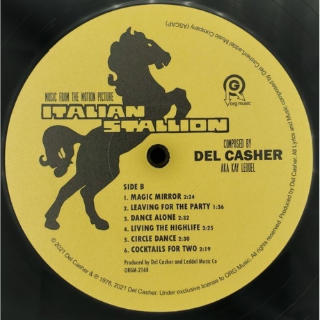 OST - Italian Stallion (Del Casher) (0711574899227) виниловая пластинка - фото 4