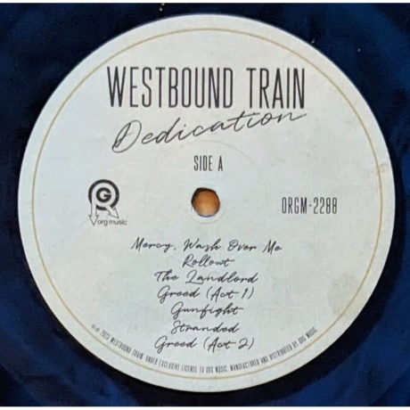 Westbound Train - Dedication (coloured) (0711574936014) виниловая пластинка - фото 3