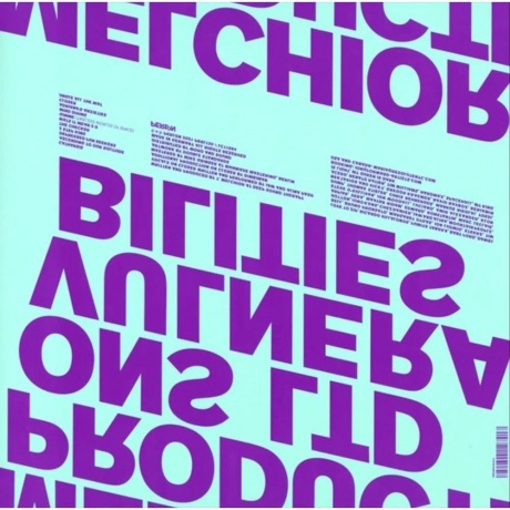 

Melchior Productions - Vulnerabilities (4251804127417) виниловая пластинка