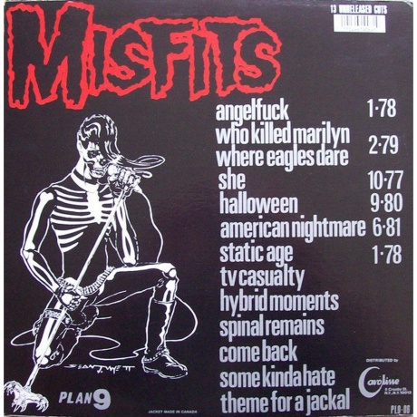Misfits - Legacy Of Brutality (0017046190619) виниловая пластинка - фото 2