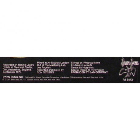 Bad Company - Straight Shooter (0081227958671) виниловая пластинка - фото 3