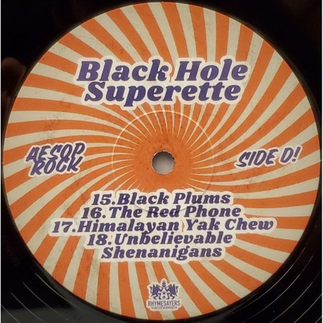 Aesop Rock - Black Hole Superette (coloured) (0826257041111) виниловая пластинка - фото 7