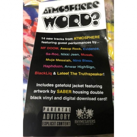 Atmosphere - Word? (0826257033017) виниловая пластинка - фото 3