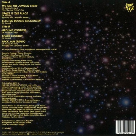 Jonzun Crew - Lost In Space (coloured) (0016998100110) виниловая пластинка - фото 2