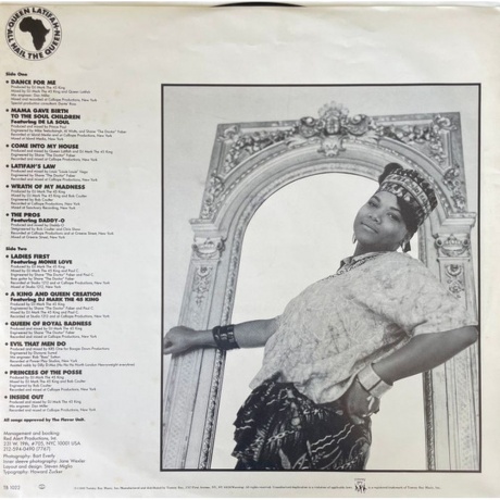 Queen Latifah - All Hail The Queen (0016998102213) виниловая пластинка - фото 3