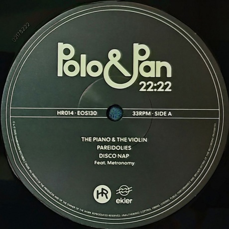 Polo &amp; Pan - 22:22 (0602475667025) виниловая пластинка - фото 11