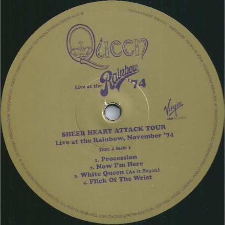 Queen - Live At The Rainbow' 74 (0602537910717) виниловая пластинка - фото 8