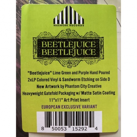 OST - Beetlejuice Beetlejuice (Various Artists) (coloured) (0850053152924) виниловая пластинка - фото 11
