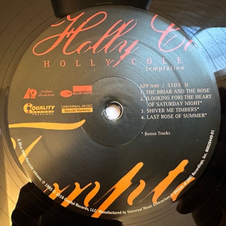 Holly Cole - Temptation (Audiophile Edition) (0753088048012) виниловая пластинка - фото 8