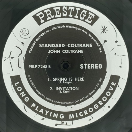 John Coltrane - Standard Coltrane (Analogue) (0753088724336) виниловая пластинка - фото 6
