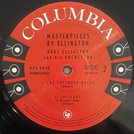 Duke Ellington - Masterpieces By Ellington (Analogue) (0753088441813) виниловая пластинка - фото 8
