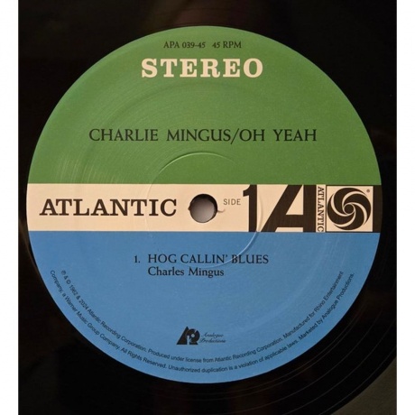 Charles Mingus - Oh Yeah (Analogue) (0753088753978) виниловая пластинка - фото 4