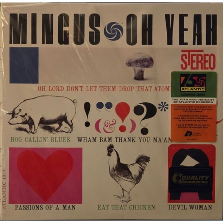 Charles Mingus - Oh Yeah (Analogue) (0753088753978) виниловая пластинка - фото 5