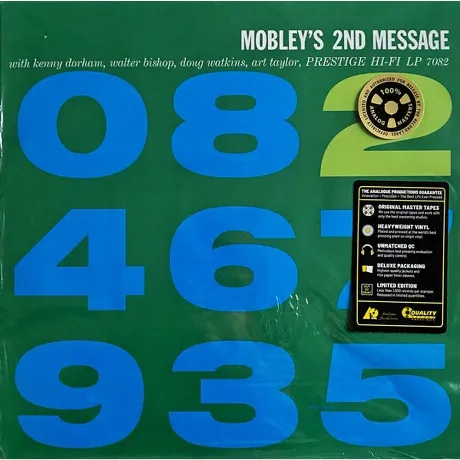 Hank Mobley - Mobley's 2nd Message (Analogue) (0753088708213) ви...