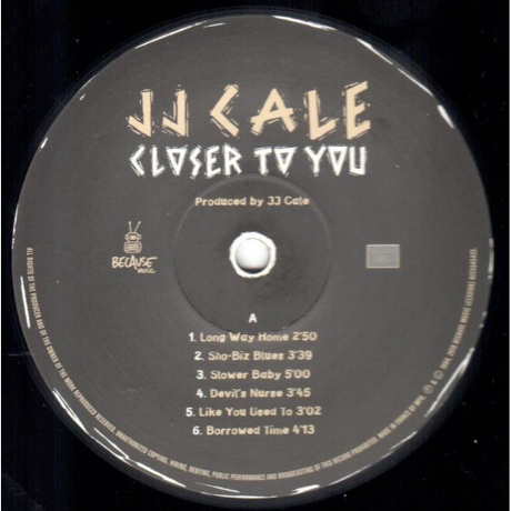 J.J. Cale - Closer To You (5060525434334) виниловая пластинка - фото 3