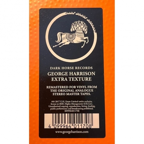 George Harrison - Extra Texture (4099964011708) виниловая пластинка - фото 3
