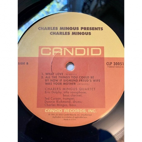 Charles Mingus - Presents Charles Mingus (Analogue) (0708857300518) виниловая пластинка - фото 4