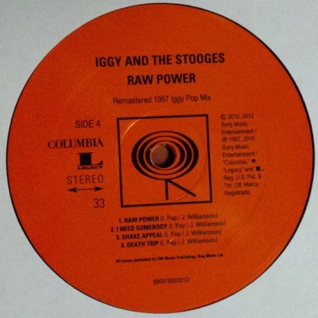 The Stooges - Raw Power (0886919593518) виниловая пластинка - фото 8