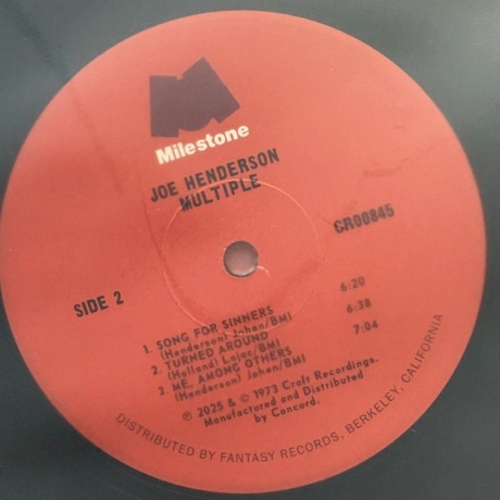Joe Henderson - Multiple (Analogue, Jazz Dispensary) (0888072654600) виниловая пластинка - фото 4