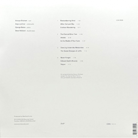 Anouar Brahem - After The Last Sky (0602475344254) виниловая пластинка - фото 2