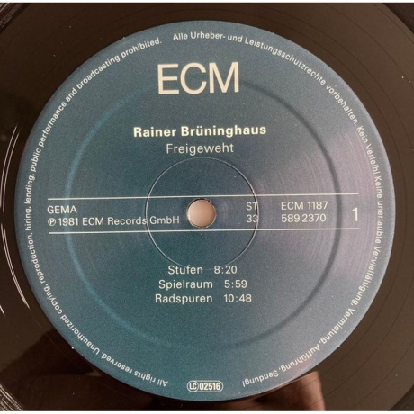Rainer Bruninghaus - Freigeweht (Analogue) (0602458923704) виниловая пластинка - фото 6
