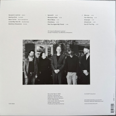 Benjamin Lackner - Spindrift (0602475343042) виниловая пластинка - фото 2