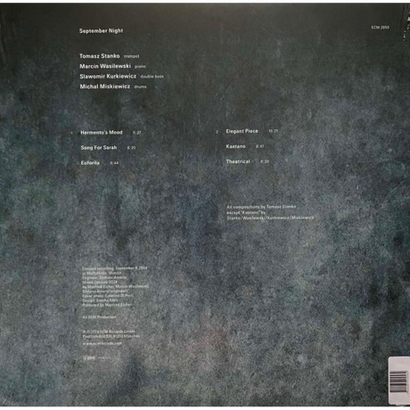 Tomasz Stanko - September Night (0602465204582) виниловая пластинка - фото 2