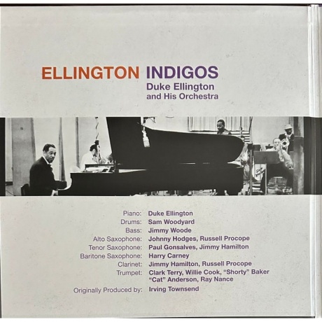 Duke Ellington - Indigos (Analogue) (0196588237010) виниловая пластинка - фото 3