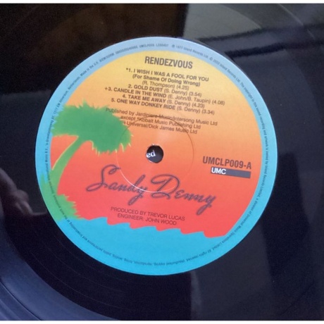 Sandy Denny - Rendezvous (0805520240093) виниловая пластинка - фото 4