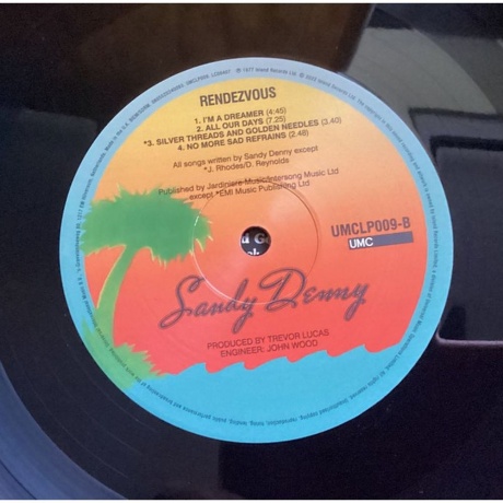Sandy Denny - Rendezvous (0805520240093) виниловая пластинка - фото 5