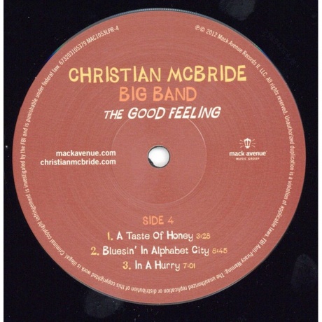 Christian McBride - The Good Feeling (0673203105379) виниловая пластинка - фото 6