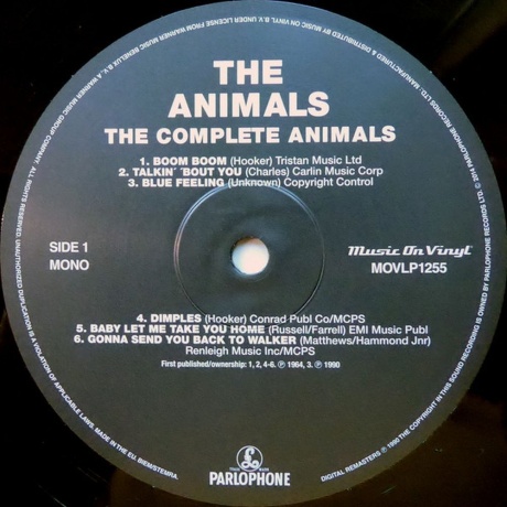The Animals - The Complete (8718469537310) виниловая пластинка - фото 5