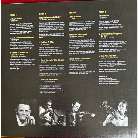 Chet Baker - Great Moments With (coloured) (8719262037359) виниловая пластинка - фото 3