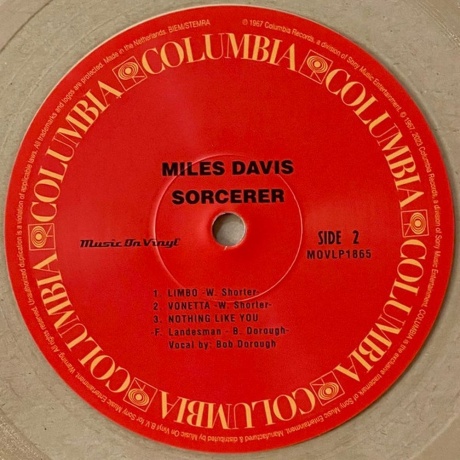 Miles Davis - Sorcerer (coloured) (8719262034327) виниловая пластинка - фото 5
