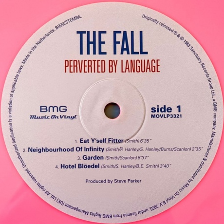 The Fall - Perverted By Language (coloured) (8719262027541) виниловая пластинка - фото 3