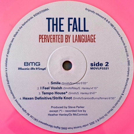 The Fall - Perverted By Language (coloured) (8719262027541) виниловая пластинка - фото 4