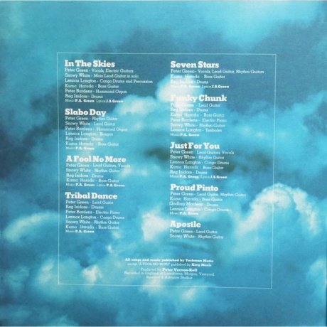 Peter Green - In The Skies (8719262001374) виниловая пластинка - фото 7