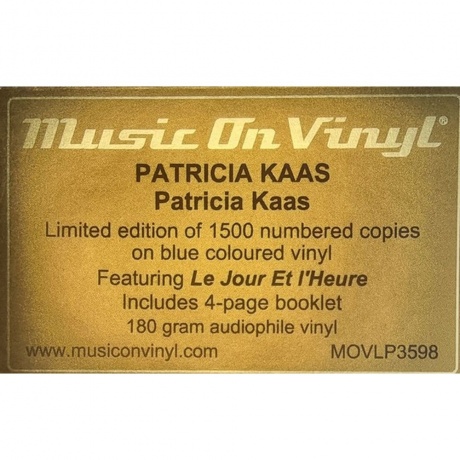 Patricia Kaas - Patricia Kaas (coloured) (8719262039124) виниловая пластинка - фото 2