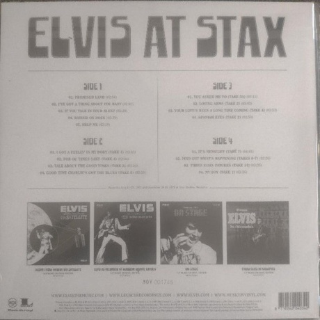 Elvis Presley - Elvis At Stax (coloured) (8719262040342) виниловая пластинка - фото 2