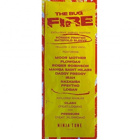 The Bug - Fire (coloured) (5054429149487) виниловая пластинка - фото 12