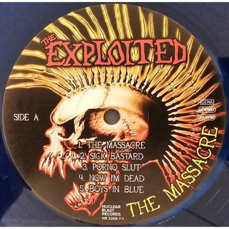 The Exploited - The Massacre (coloured) (0727361326975) виниловая пластинка - фото 12
