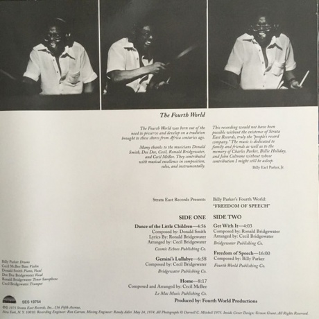 Billy Parker - Freedom Of Speech (Analogue) (5060149622636) виниловая пластинка - фото 4