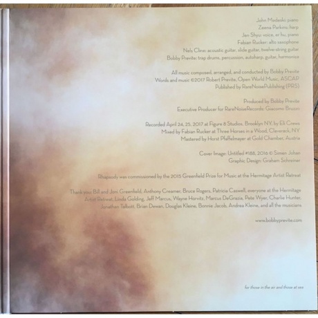 Bobby Previte - Rhapsody (5060197761448) виниловая пластинка - фото 4